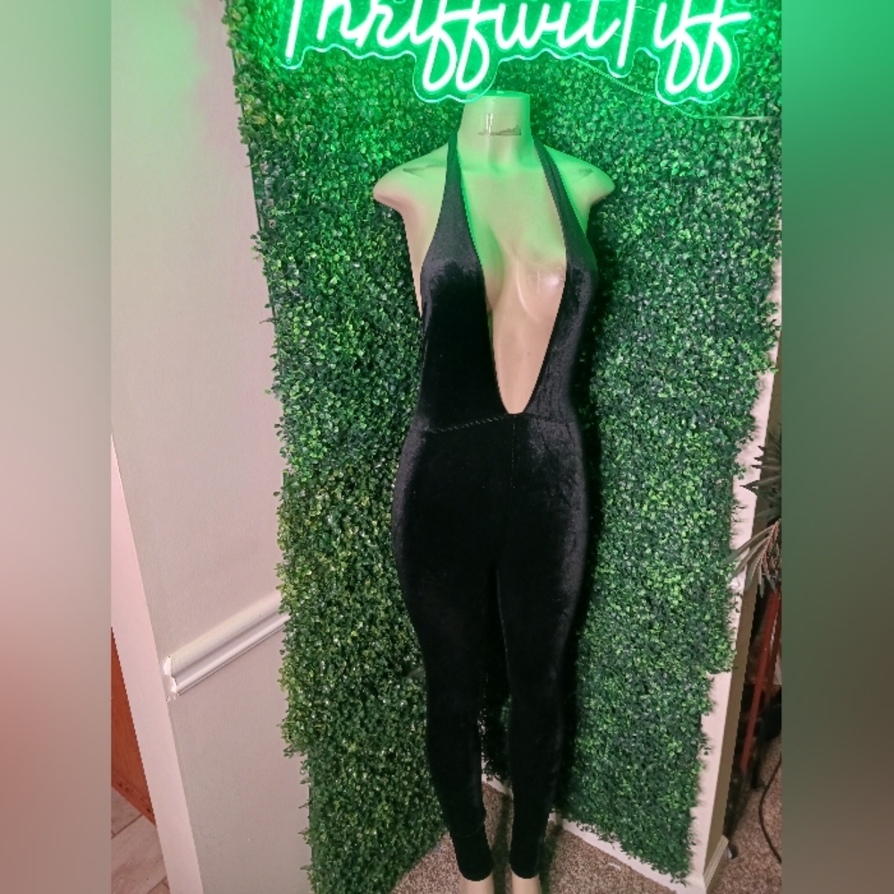 Black Halter Jumpsuit
